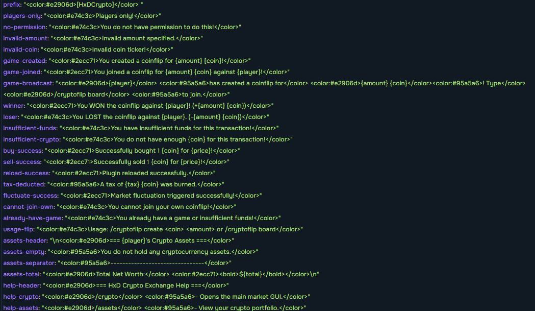 Messages YAML Configuration Part 1